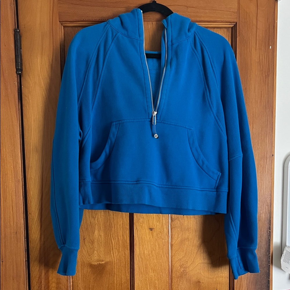 lululemon athletica scuba oversized half zip hoodie